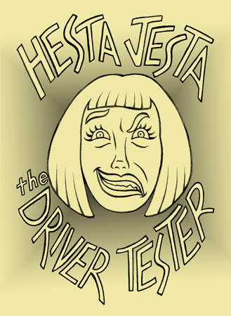 book cover - Hesta Jesta the Driver Tester