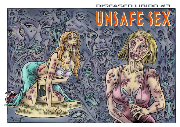 book cover - Diseased Libido #3 - Unsafe Sex