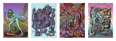 SCAR art at Nightmares in Blood Exhibition - NYC 2026