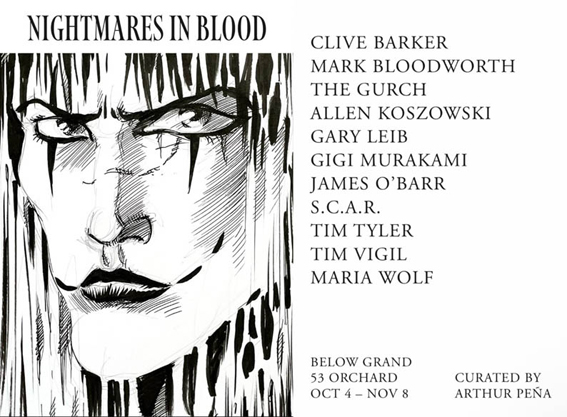 Nightmares in Blood Exhibition - NYC 2026