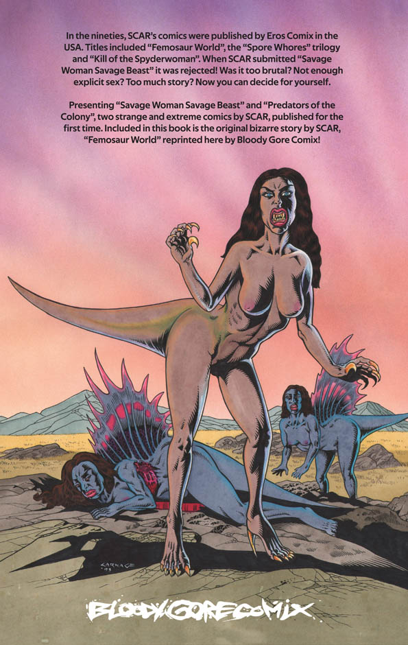 Savage Worlds graphic novel back cover
